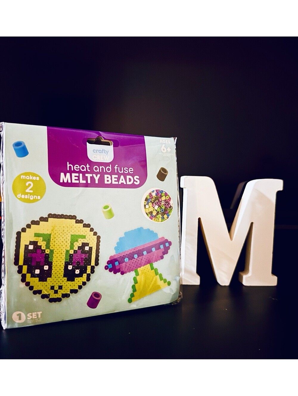 NEW, ALIEN Heat & Fuse Melty Beads, Makes 2 Designs